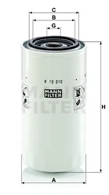 MANN FILTER W 10 010 Fıltre 