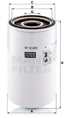 MANN FILTER W 12 205 Fıltre 65055105007