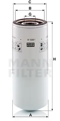MANN FILTER W 1268/1 Fıltre 