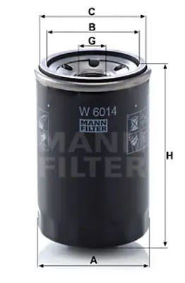 MANN FILTER W 6014 Yag Fıltresı Fıat 55256371