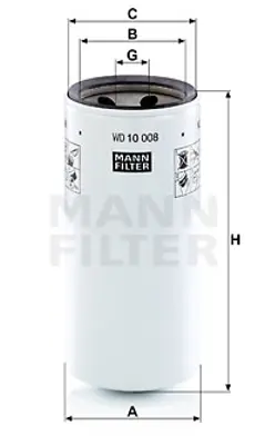 MANN FILTER WD 10 008 Fıltre 