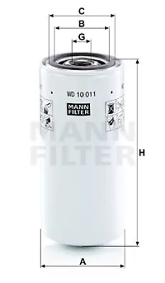 MANN FILTER WD 10 011 Fıltre 
