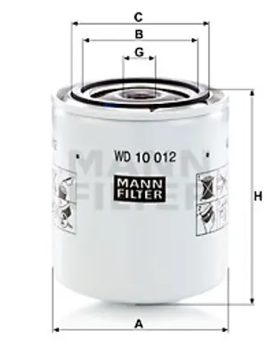 MANN FILTER WD 10 012 Fıltre 