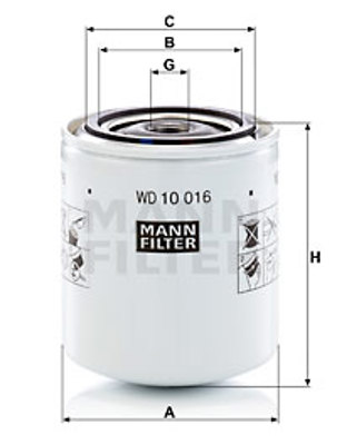 MANN FILTER WD 10 016 Fıltre D140182