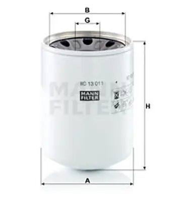 MANN FILTER WD 13 011 x Fıltre 