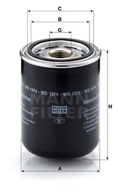 MANN FILTER WD 1374 Fıltre 5010113235