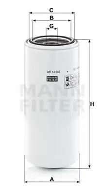 MANN FILTER WD 14 004 Fıltre 85114077