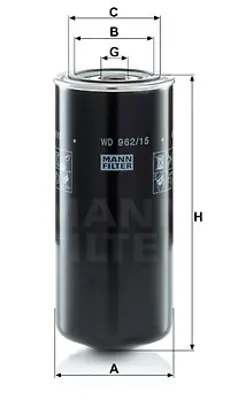 MANN FILTER WD 962/15 Fıltre 