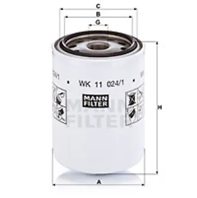 MANN FILTER WK 11 024/1 Fıltre 