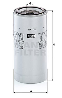 MANN FILTER WK 1175 x Fıltre 3828838