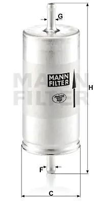 MANN FILTER WK 413 Yakıt Fıltresı Fıat 7680997