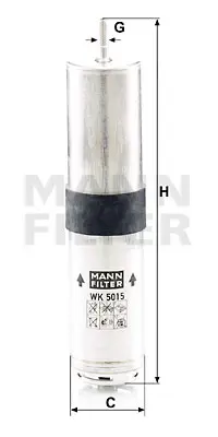 MANN FILTER WK 5015 z Yakıt Fıltresı Bmw F45 F46 F48 F39 Mını F54 F55 F56 F57 F60 13328584868