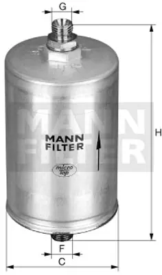 MANN FILTER WK 5020 x KIT Fıltre 
