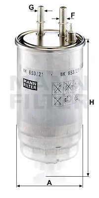 MANN FILTER WK 853/21 Mazot Fıltresı Nemo Bıpper 1,3hdı Fıorıno 1,3jtd Alfa 159 Mıto Bravo Iı Croma Doblo Fıorıno Idea Lın 1606384980 1901A3 77363657 818020 BS519155A