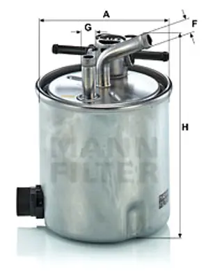 MANN FILTER WK 9067 Filtre Ağır Vasıta 16400ES60D
