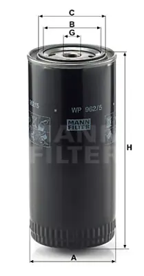 MANN FILTER WP 962/5 Fıltre 3582733