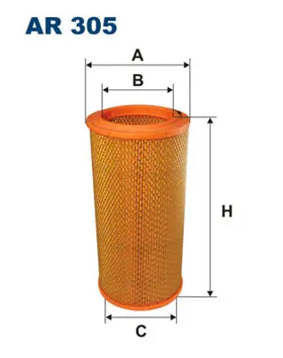 FILTRON AR 305 Hava Fıltresı 1444P2 7701034934