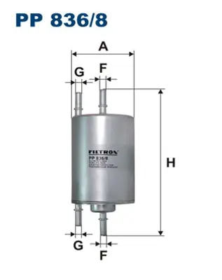 FILTRON PP 836/8 Yakıt Fıltresı 