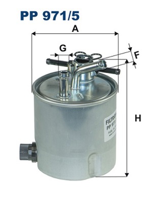 FILTRON PP 971/5 Yakıt Fıltresı Renault 16400LC30B 7485149294 7485151822