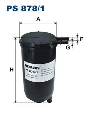FILTRON PS 878/1 Yakıt (Mazot) Fıltresı (Kutu) Daıly Iv 2,3 3,0 06>14 Fuso Canter Tfa 3,0 12> 146ps 175ps 05> Temsa P 42555920 MK666922