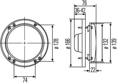 HELLA 1A3 996 002-531 Ana Far (Sag-Sol) - Aebı 