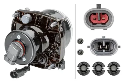 HELLA 1AL 009 998-021 Ana Far (Sag-Sol) -  Case Ih / Faun / Landını 50526136 A00505261540