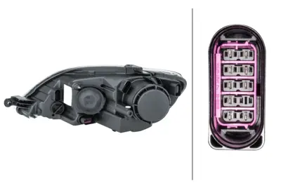 HELLA 1EE 247 013-061 Far Sag Motorlu Golf V 05> 5M1941006D