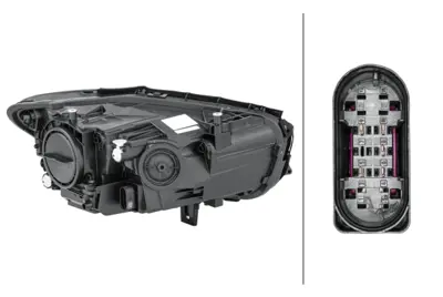 HELLA 1EG 014 993-011 Far Sol H7h7 Mercedes B                                             A2479067500