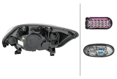 HELLA 1EL 009 696-761 Far Ford Kuga Sağ Ford 8V4113005AE