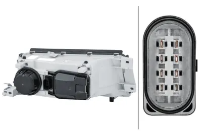 HELLA 1EL 010 202-011 Far Sis Sol Octavıa 08/00 Elektrikli H4 H3 Vstn6420101017 1U1941017P