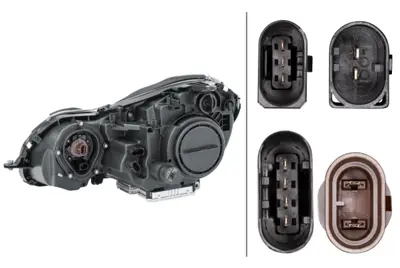 HELLA 1ES 008 369-481 Far Mercedes E-Class W211 Bi-Xenon Sag Mercedes Benz A2118202061