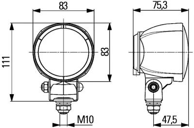 HELLA 1G0 996 176-001 Calisma Lambasi Modul 70 1527006