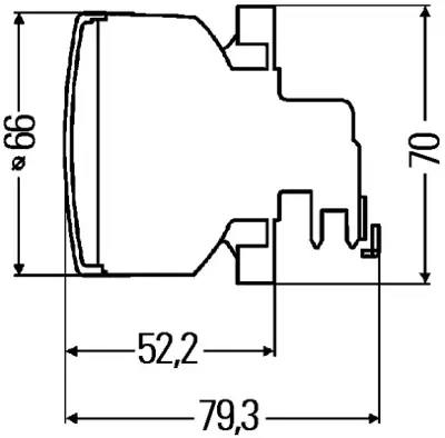 HELLA 2BA 009 001-071 Sınyal Lambası 12v Unıversal Cv - Case Ih / Volvo 14618430