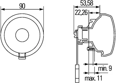 HELLA 2BA 965 039-061 Sinyal Py 21w 