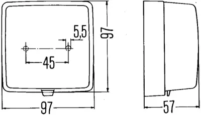 HELLA 2NE 003 315-011 Arka Sis Lambasi Universal Cv 471421-5243538-9018200256-9018200256x-980909-A9018200256-A9018200256x- 1399200 1906646 7422044355 A9018200256X