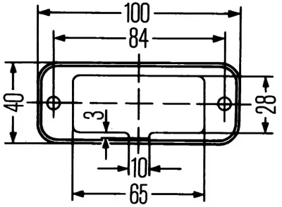 HELLA 2PF 009 514-001 Dış Çizgi Lambasi Universal Led Universal Cv 1529504 2197402