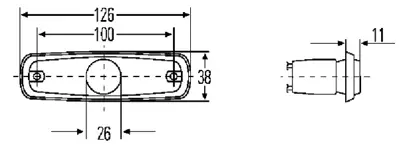 HELLA 2PS 962 964-031 Yan Lamba Universal Cv 1017222-6138260241-2ps962964037-X830180165-410135-600055-9956921-Kdwhlo9157-1 874843 A6138260241 KDWHLO9157