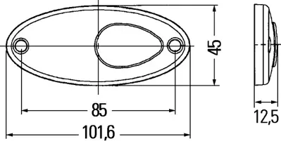 HELLA 2PS 964 295-067 Yan Lamba Universal Cv 