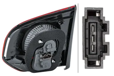 HELLA 2SA 009 923-091 Komple Arka Lamba Vw Golf 6 Sol Vw 5K0945093AB