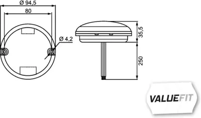 HELLA 2SB 357 028-011 Kuyruk Lambası Led Universl Universal Cv 00-Dsl210stl-357028011-837-11-0------ 