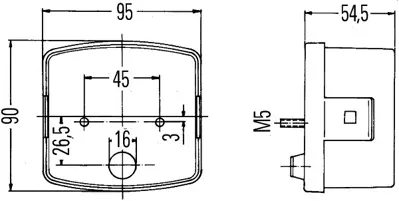 HELLA 2SD 002 776-231 Komple Arka Lamba (Sol) - Daf / Fendt - Farmer / Volvo / Massey Ferguson 73843521 9506431 ZM4374274