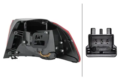 HELLA 2SD 010 408-071 Komple Arka Lamba Vw Golf 6 Led Sol Vw 5K0945095P