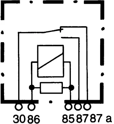 HELLA 4RD 933 319-007 Relay Main Current 12 V 
