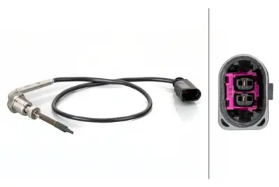 HELLA 6PT 014 494-861 Egzoz Sıcaklıgı Sensoru,2-Kutuplu,Audı  Vw 3G906088AP