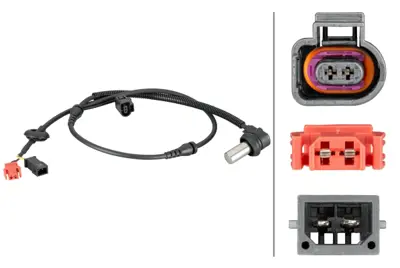 HELLA 6PU 012 806-921 Tekerlek Hız Sensörü Vw 8D0927803D