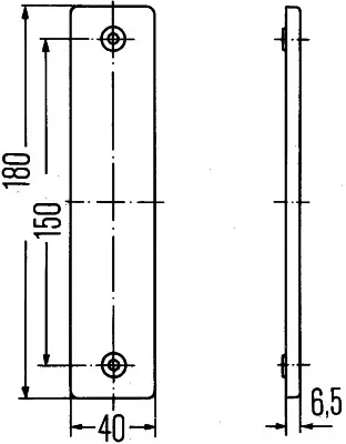 HELLA 8RA 002 023-001 Reflektor Universal 43743170-5220135-551225640-55125640-6005014267-8838694-81838694-X830190055-X8301 43743170 81838694 8838694