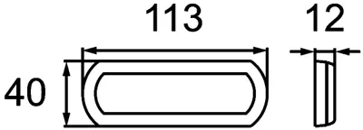 HELLA 8RA 013 403-001 Arka Reflektör Universal 