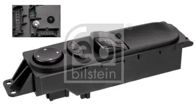 FEBI BILSTEIN 107928 Cam Acma Kapama Ve Ayna Ayar Anahtarı Surucu Tarafı Cıftlı+komple Crafter 06>16 Sprınter 06> 2E0959877J A9065451213