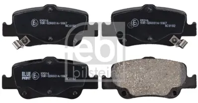 FEBI BILSTEIN 170285 Fren Balatası Arka 4466YZZE3