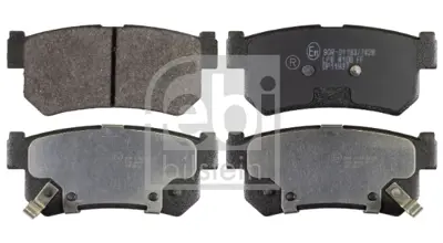 FEBI BILSTEIN 170638 Arka Fren Balatası Ssangyong Actyon 2.0 2.3 2.7 2005-> Daewoo Musso - Rexton 4841308050 48413090A1